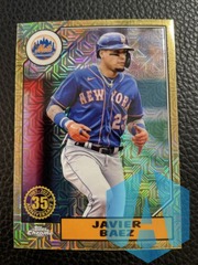 2022 Topps Chrome 35th anniversary Gold Mojo Javier Baez New York Mets T87C-95